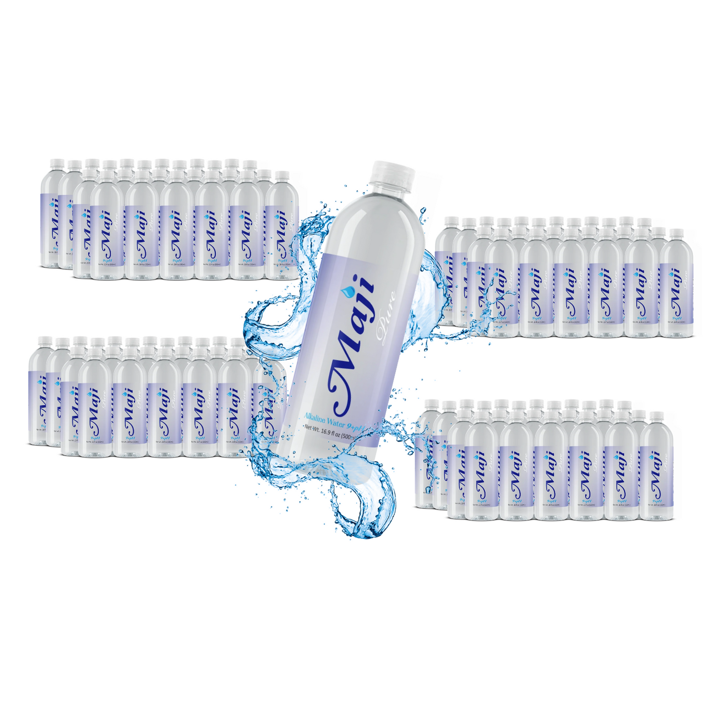 Maji Pure Alkaline Water 20oz Case Pack Set