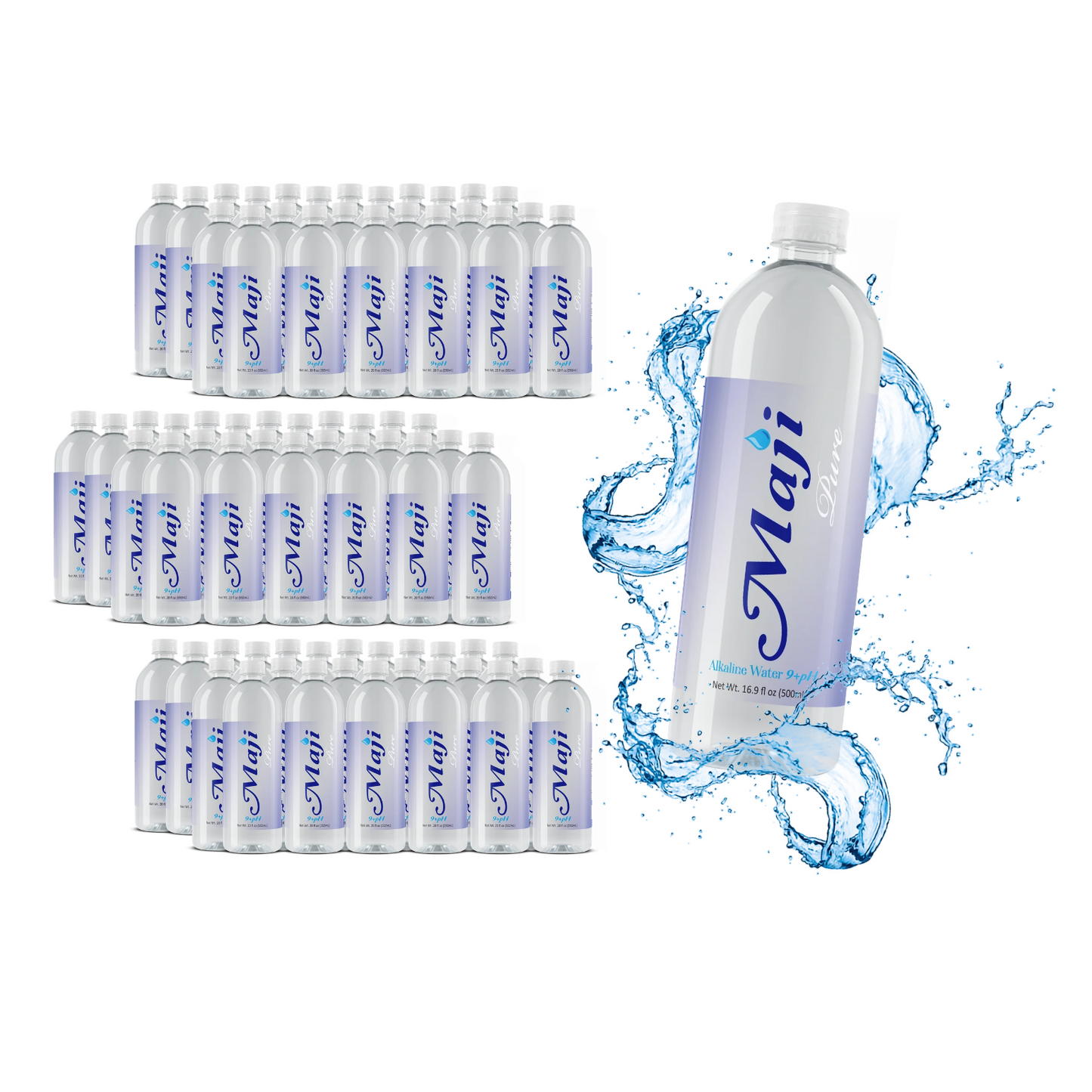 Maji Pure Alkaline Water 20oz Case Pack Set
